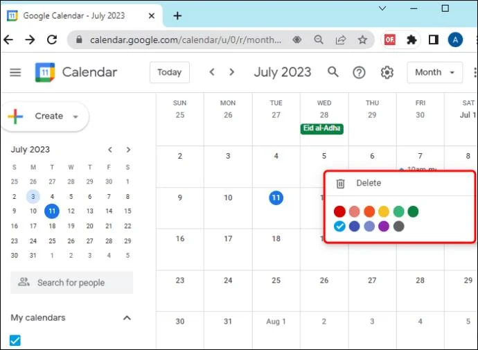 Ето защо някои събития са бели в календара на Google