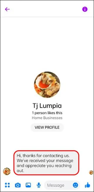Как да видите часа на съобщението в Messenger