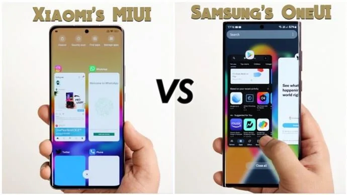 MIUI vs. Ένα UI