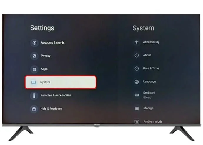 Kehittäjätilan kytkeminen päälle tai pois päältä Hisense-televisiossa