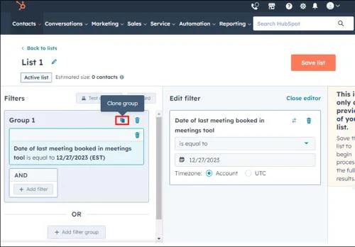 Πώς να δημιουργήσετε μια λίστα στο HubSpot
