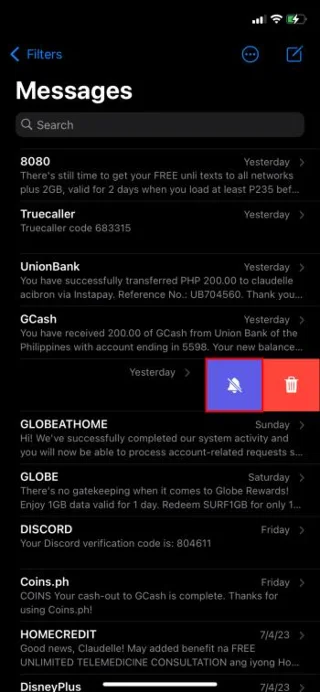 Как да скриете предупрежденията за IMessage