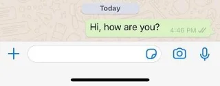 Защо съобщението ми има само една отметка в WhatsApp?