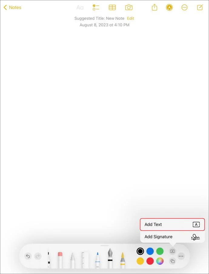 Как да правите бележки на iPad