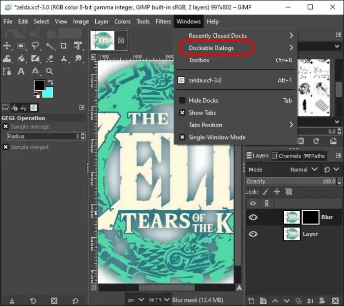 Πώς να εξάγετε ένα SVG στο GIMP