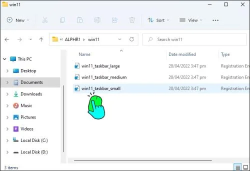 Hvernig á að gera verkefnastikuna minni í Windows 11