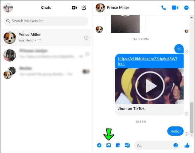 Πώς να στείλετε συνημμένα στο Facebook Messenger