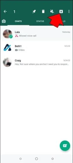 Как да скриете съобщения в WhatsApp