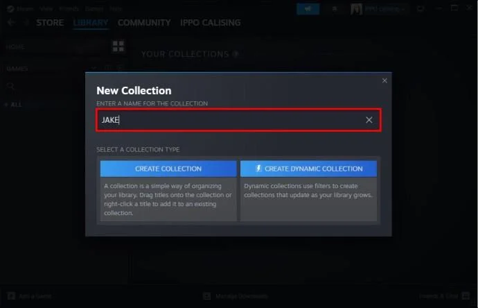 Как да направите колекция в Steam
