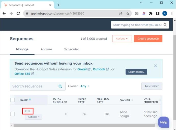 HubSpot: Как да използвате последователности