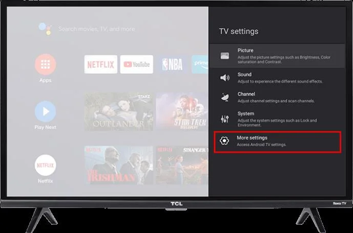 Как да поправите TCL телевизор с черен екран