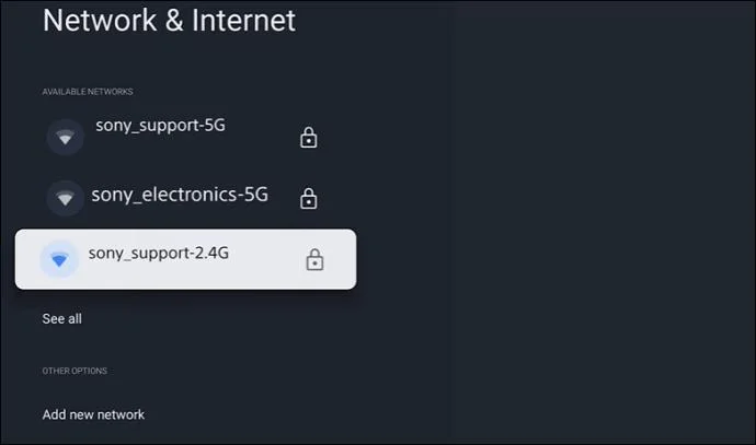 Πώς να συνδεθείτε σε WiFi σε τηλεόραση Sony