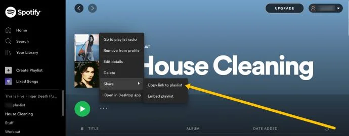 Как да споделите своя плейлист в Spotify