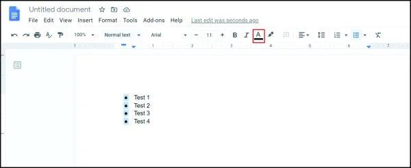 Πώς να προσθέσετε κουκκίδες στα Φύλλα Google