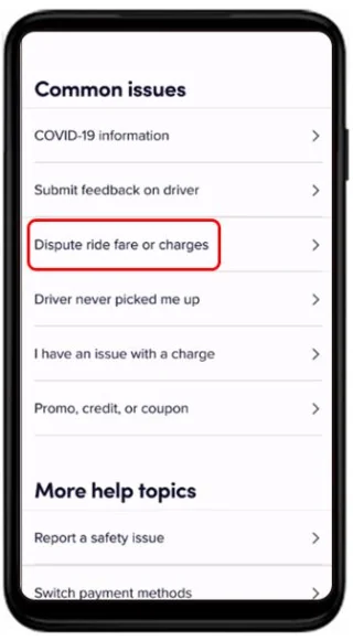 Как да отмените пътуване в Lyft