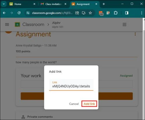 Как да предавате задачи в Google Classroom