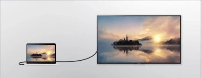 Как да свържете телевизор Sony към лаптоп
