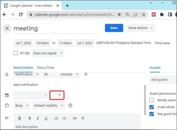 Ето защо някои събития са бели в календара на Google
