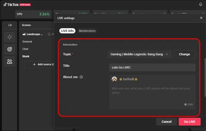 Как да използвате и предавате OBS Studio с TikTok