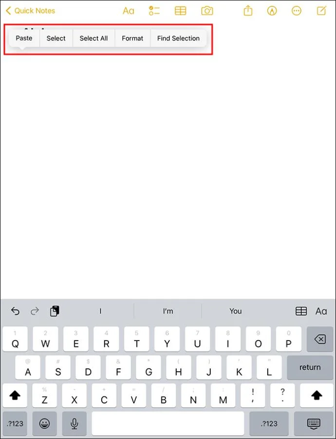 Как да изчистите клипборда на iPad