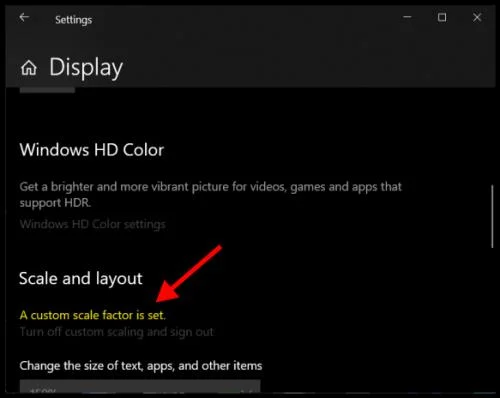 Hvernig á að stilla skjástærð í Windows 10