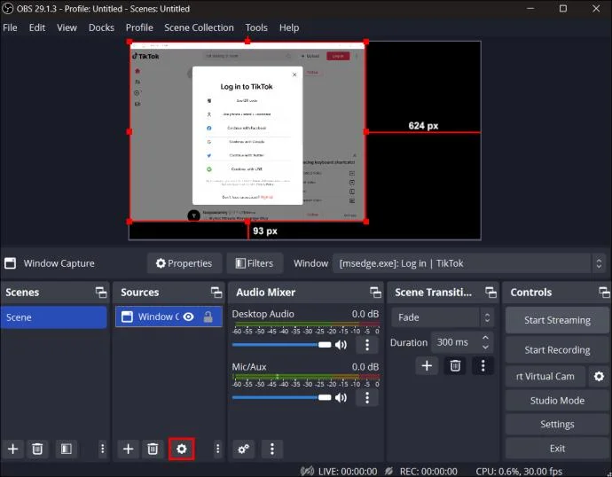 Как да използвате и предавате OBS Studio с TikTok