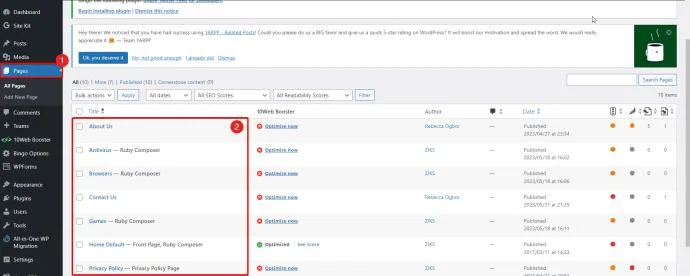 WordPress: Как да копирате страница