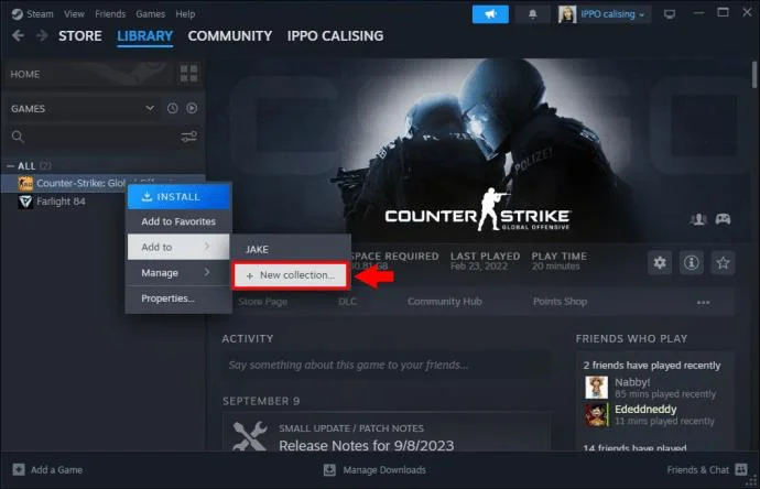 Как да направите колекция в Steam