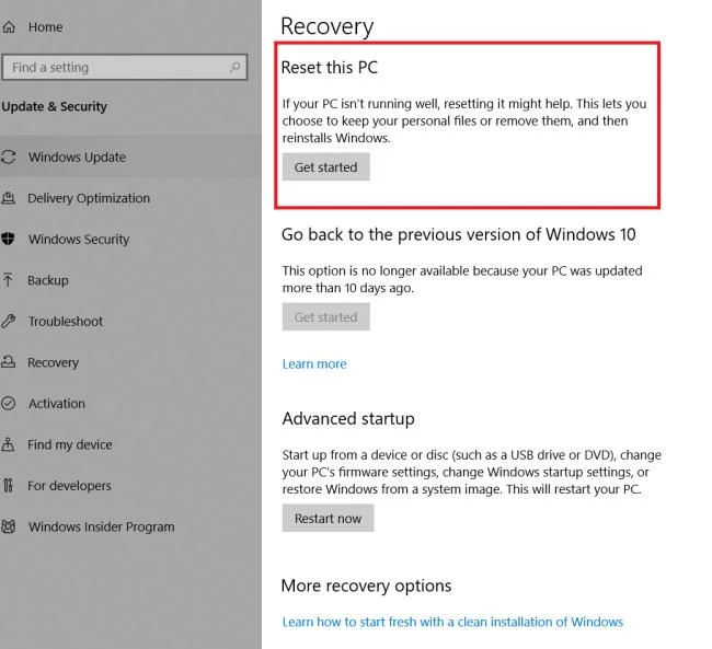 Hvernig á að endurstilla Windows 10 og hvers vegna þú ættir