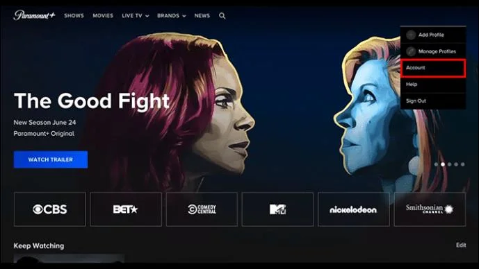 Как да прекратите абонамента си за Paramount Plus