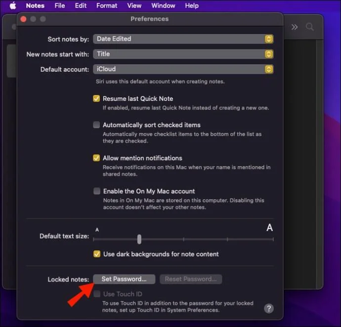 Как да защитите с парола Apple Notes