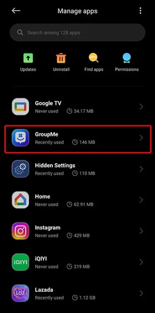 Как да коригирате групата GroupMe, която не се показва