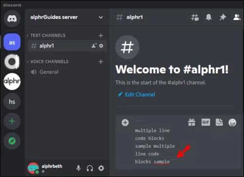 Πώς να χρησιμοποιήσετε μπλοκ κώδικα στο Discord