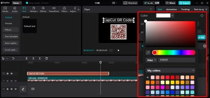 Πώς να δημιουργήσετε κωδικούς QR CapCut