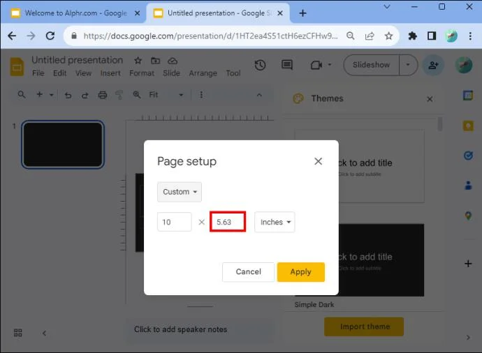 Как да използвате вертикално оформление в Google Презентации