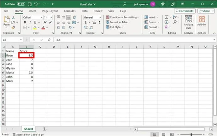 Как да разберете дали стойността е в списък в Excel