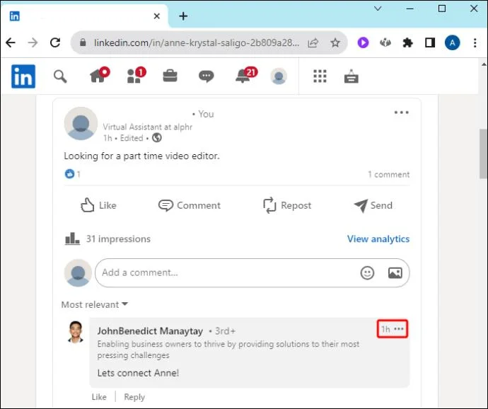 Πώς να διαγράψετε μια ανάρτηση από το LinkedIn