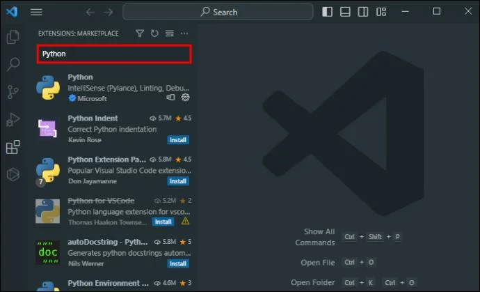 Как да инсталирате Pandas във VS Code