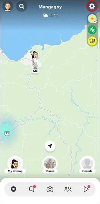 Πώς να αλλάξετε την τοποθεσία στο Snap Map