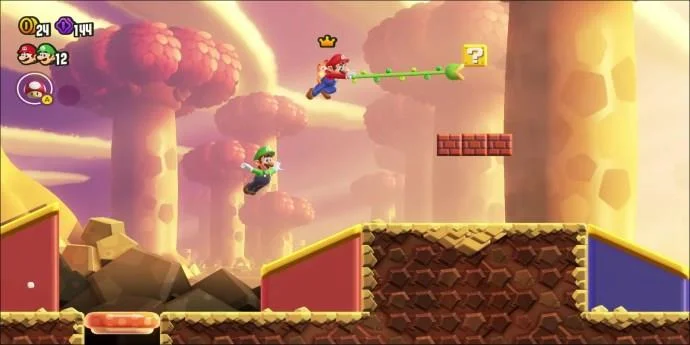 Отключващи се герои в Super Mario Bros Wonder