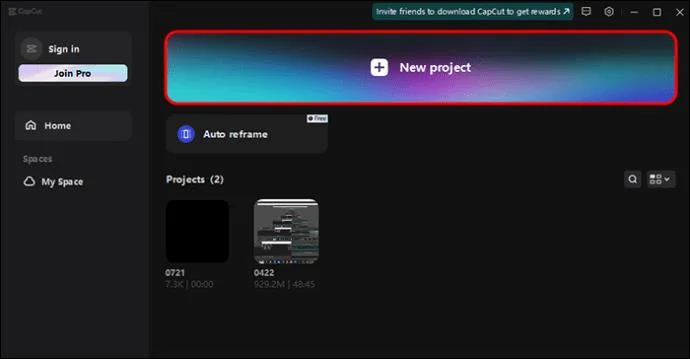 Как да промените честотата на кадрите в CapCut