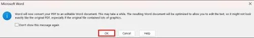 Как да промените PDF в Word