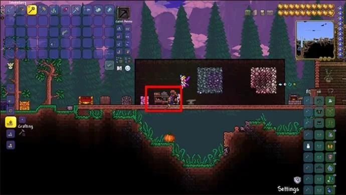 Πώς να φτιάξετε ένα πριονιστήριο στην Terraria