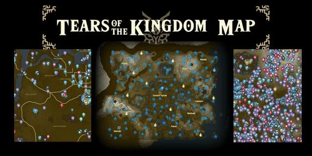 Интерактивни карти Tears of the Kingdom