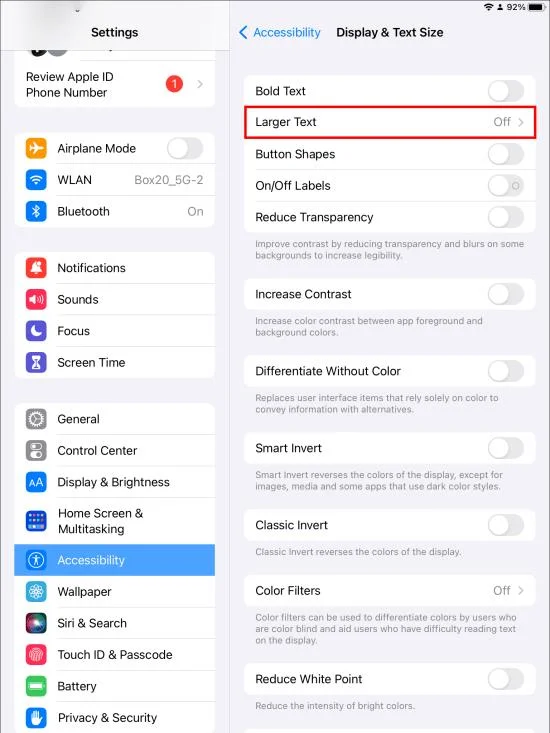 Как да промените размера на иконата на iPad