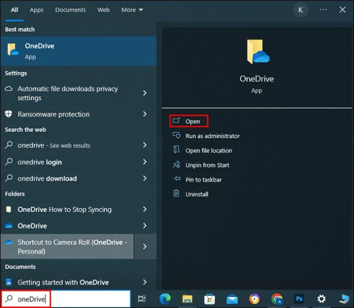 Πώς να σταματήσετε το συγχρονισμό με το OneDrive