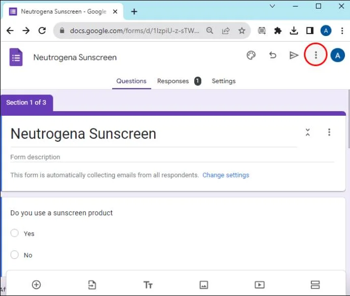 Как да получите известие, когато формуляр е изпратен в Google Forms