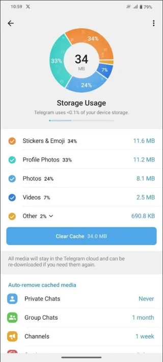 Jak opravit chybu Can'T Send Messages na telegramu