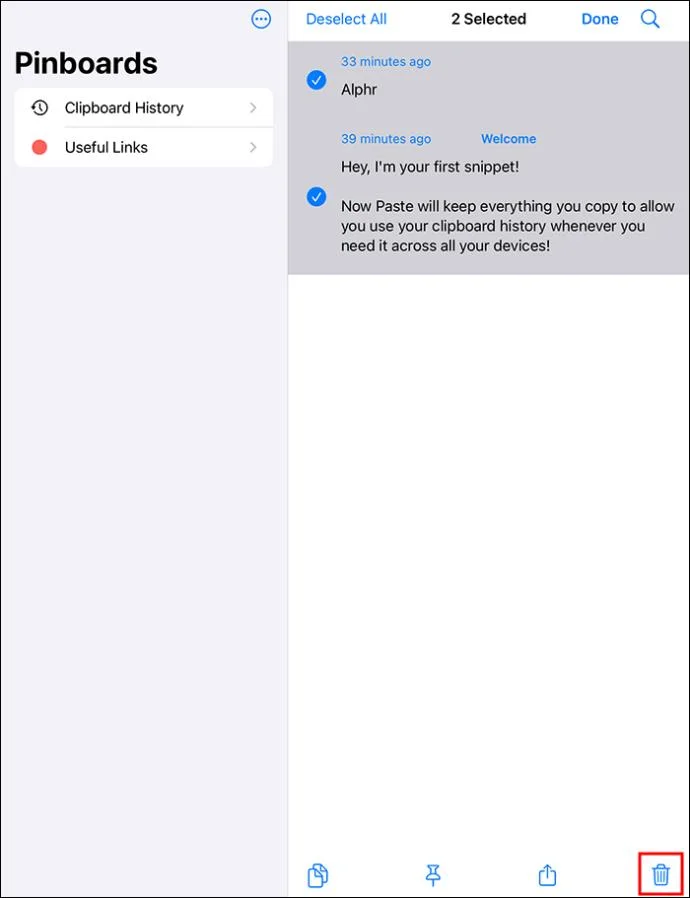 Как да изчистите клипборда на iPad