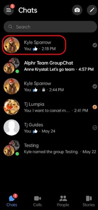 Jak zobrazit omezené zprávy v Messengeru